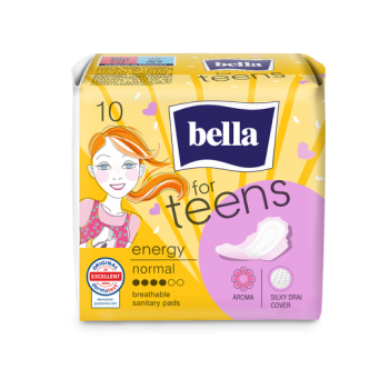 Bella for Teens Energy sanitary pads