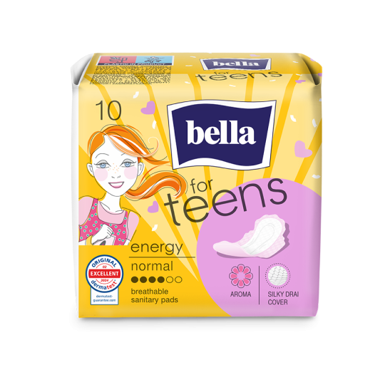 Bella for Teens Energy sanitary pads