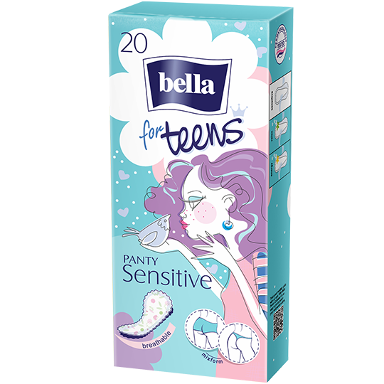 Bella for Teens Sensitive pantyliners