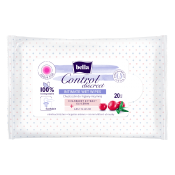 Bella Control Discreet intimate wet wipes