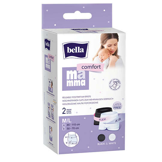bella mamma comfort reusable mesh panties