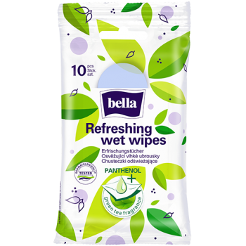 Green tea refreshing wet wipes