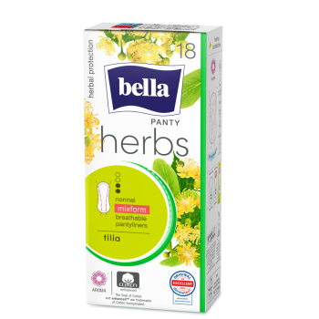 Bella Herbs pantyliners with linden flower normal