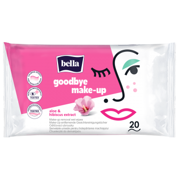 Hibiscus make-up removal wet wipes