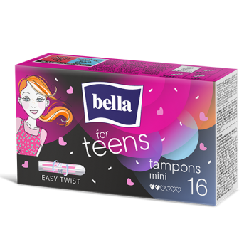 Tampons bella for teens mini