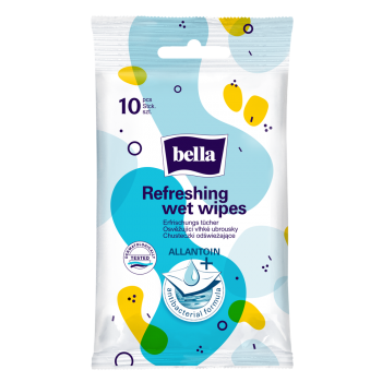 Refreshing wet wipes – antibacterial formula