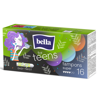 Tampons bella for teens super