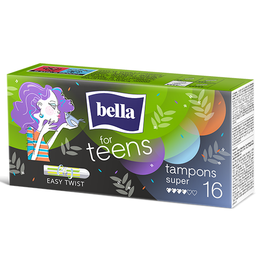 Tampons bella for teens super