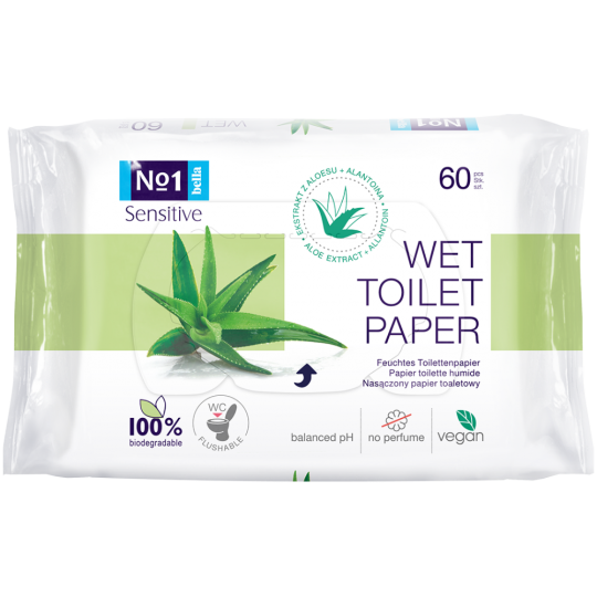 Bella No1 wet toilet paper Sensitive